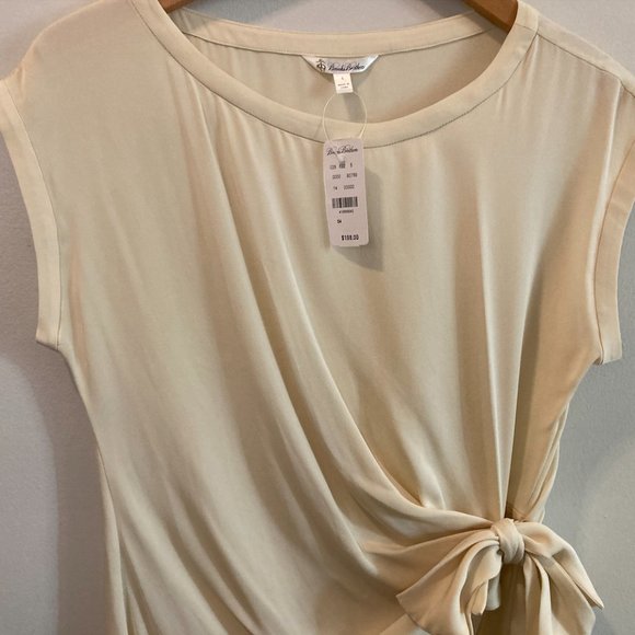 NWT Gorgeous Silk Summer Shirt Brooks Brothers Size 4 or Small - Picture 5 of 12